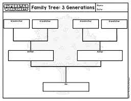 family tree template superstar worksheets
