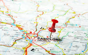 Celebrate your territory with a leader's boast. Pamplona Irunea Spain Map By Ivaylo Sarayski Mostphotos