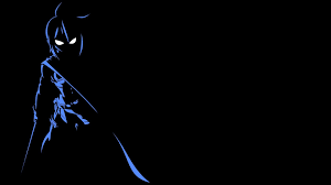 Dark blue : Dark Wallpaper Desktop Anime