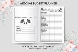 wedding budget planner kdp interior 3