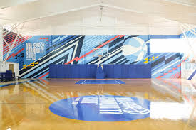 the first nba community court in the