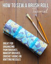 how to sew a brush roll