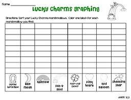 St Patricks Day Lucky Charms Graphing Activity St
