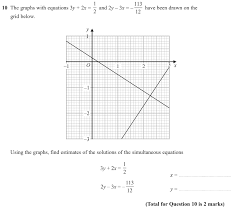 Maths Simultaneous Equations