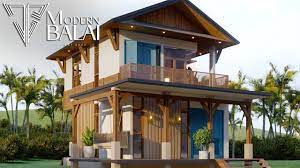 modern tropical beach house design idea