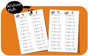 tables de multiplication | Résultats de recherche | Bout de Gomme