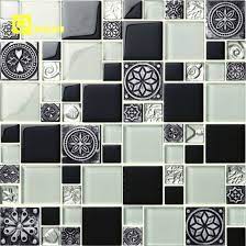 chinese crystal glass mosaic tile