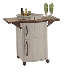 Suncast Rolling Patio Serving Cart