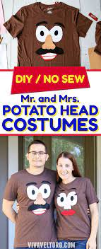 Our mr and mrs potato head couple diy halloween costumes are made out of cotton fabric. How To Make A Toy Story Mr And Mrs Potato Head Costume Viva Veltoro