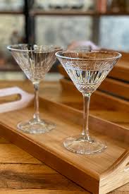 Vintage Martini Glasses Pair