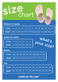 Crocs Size Chart Junior