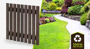 plastic wood fencing eco fence panels