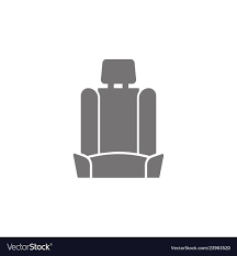 Car Seat Icon Royalty Free Vector Image