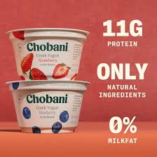 chobani non fat greek yogurt with