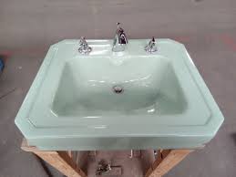 Sink Bathroom Wall Mount Mint Green