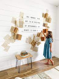 Diy Book Wall Letter Board Display