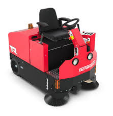 battery powered ride on floor sweeper