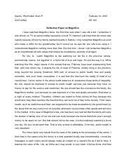 In this article we attempt to clarify things by explaining how reflection works in go. Magnifico Reflection Paper Pdf Aquino Winchester Jhem P 2015 02622 He 100 Reflection Paper On Magnifico I Have Watched Magnifico Twice The First Time Course Hero