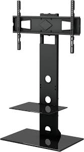 Modern Metal Tv Stand With Swivel Mount