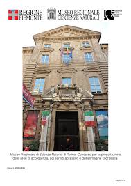 Museo Regionale di Scienze Naturali di Torino. Concorso per la ...