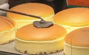 famous rikuro no 1 cheesecake in an