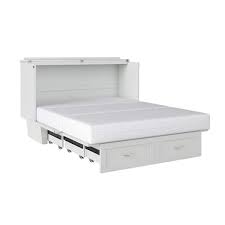 Afi Monroe White Queen Murphy Bed Chest