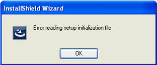 Bonjour je désire installer des logiciels qui utilisent installshield wizard mais ce logiciel se bloque. Error Reading Setup Initialization File While Installing Rational Doors