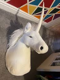 Magical Unicorn Mounted Wall Head Bust