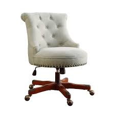 The button tufting on our radcliffe tufted swivel desk chair combines old world craftsmanship with modern style. Riverbay Furniture Armless Upholstered Office Chair In Dark Walnut Walmart Com Walmart Com