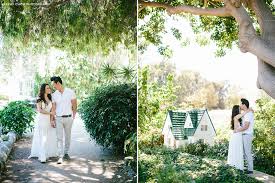 Romantic Garden Engagement Session From