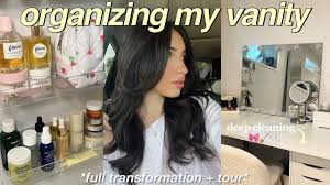 makeup vanity organization tour