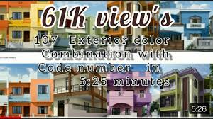 exterior color combination with code