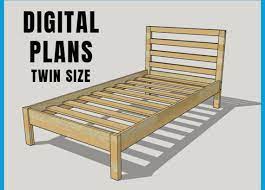 diy twin bed made by mitch