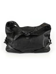 Details About Burberry Prorsum Women Black Leather Hobo One Size
