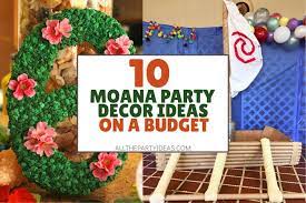 10 diy moana party supplies