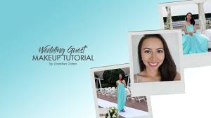 wedding guest makeup tutorial calyxta