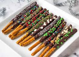 chocolate covered pretzel rods