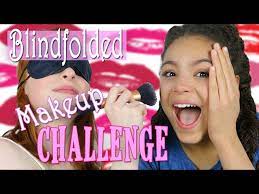 funny blindfolded makeup challenge game