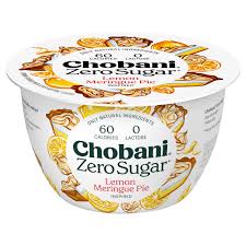 chobani yogurt zero sugar lemon