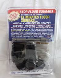 how to fix squeaky floors through carpet