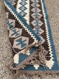 handmade wool rug 100x60cn small carpet