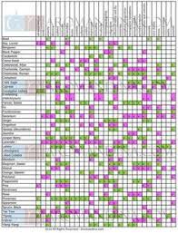 Herbs Table Chart Pdf Essential Oil Chart Frankincense