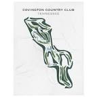 Buy the best printed golf course Covington Country Club, Tennessee ...