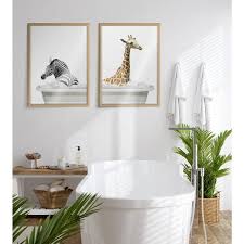 Laurel Bathroom Bubble Bath Zebra