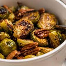 maple balsamic roasted brussels sprouts