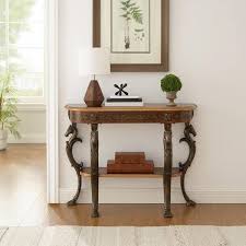 specialty wood console table