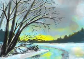 Procreate Paint A Winter Impressionism