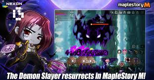 Since ancient times, we have existed to hunt down demons.. Behold The Demon Slayer In Maplestory M Gamerbraves