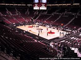 Moda Center View From Middle Level 212 Vivid Seats
