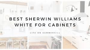 best sherwin williams white for